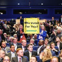 Prosvjed Greenpeacea na konferenciji Torijevaca