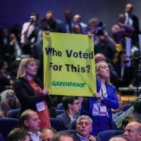 Prosvjed Greenpeacea na konferenciji Torijevaca