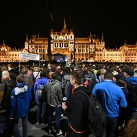 Prosvjed učitelja u Budimpešti