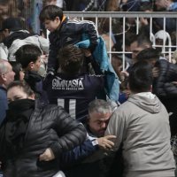 Kaos na utakmici Gimnasia La Plata - Boca Juniors