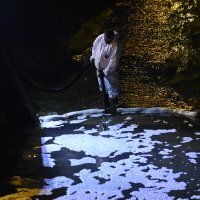 Zagađenje potoka u Vrapču