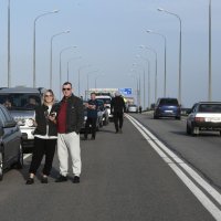 Kolone za prelazak Krimskog mosta