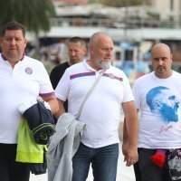 Navijači uoči derbija Hajduk-Dinamo, 21.10.2022.