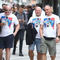 Navijači uoči derbija Hajduk-Dinamo, 21.10.2022.