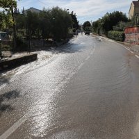 Puknuće cijevi u Zadru u rujnu 2022.