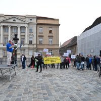 Prosvjed protiv novog prijedloga Zakona o radu u organizaciji Inicijative za radnički ZOR na Markovom trgu