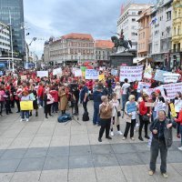 Prosvjed zaposlenih u dječjim vrtićima