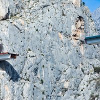 Novi most preko rijeke Cetine u Omišu