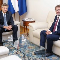 Tomislav Žigmanov i Andrej Plenković