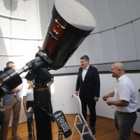 Zoran Milanović na zvjezdarnici u Makarskoj