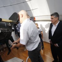 Zoran Milanović na zvjezdarnici u Makarskoj