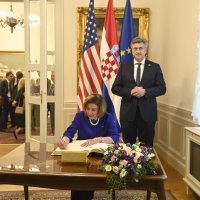Andrej Plenković i Nancy Pelosi