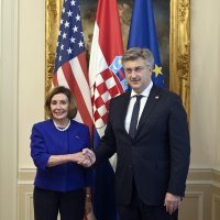 Andrej Plenković i Nancy Pelosi