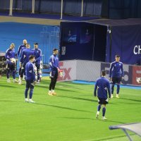 Posljednji Dinamov trening uoči utakmice s Milanom