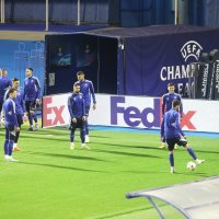 Posljednji Dinamov trening uoči utakmice s Milanom