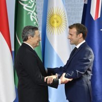 Mario Draghi i Emmanuel Macron