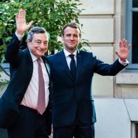 Mario Draghi i Emmanuel Macron