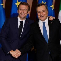 Mario Draghi i Emmanuel Macron