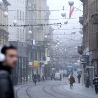 Maglovito jutro u Zagrebu