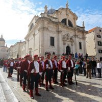 Mimohod na Stradunu povodom obilježavanja obljetnice oslobođenja Dubrovnika i juga Hrvatske