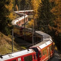 Najduži putnički vlak prošao švicarskim Alpama