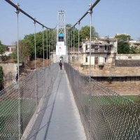 Viseći most u Morbiju, Indija