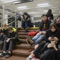 Stanovnici Kijeva sklonili su se u stanice podzemne željeznice