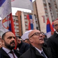 Prosvjed u Kosovskoj Mitrovici