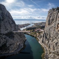 Radovi na mostu na Cetini kod Omiša