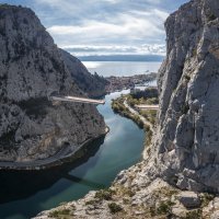 Radovi na mostu na Cetini kod Omiša