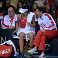 Billie Jean King Cup: Petra Marčinko - Anna-Lena Friedsam, 12.11.2022.