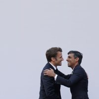 Rishi Sunak i Emmanuel Macron