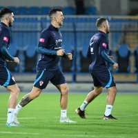 Trening hrvatske nogometne reprezentacije u Rijadu
