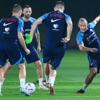 Hrvatska nogometna reprezentacija, trening, Doha, 18.11.2022.