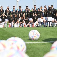 Hrvatska nogometna reprezentacija, trening s djevojčicama iz akademije PSG-a, 19.11.2022.