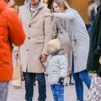 Marko Tolja uz sina i suprugu