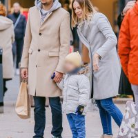 Marko Tolja uz sina i suprugu