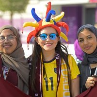 Navijačice na utakmici Katar - Ekvador, SP u nogometu, 20.11.2022.