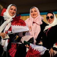 Navijačice na utakmici Katar - Ekvador, SP u nogometu, 20.11.2022.