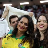 Navijačice na utakmici Katar - Ekvador, SP u nogometu, 20.11.2022.