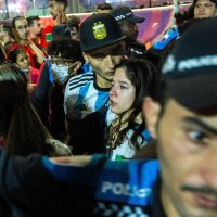 Kaos u navijačkoj zoni, Doha, SP u nogometu, 20.11.2022.