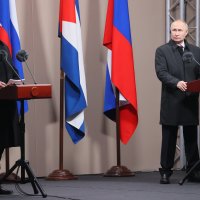 Ruski predsjednik Vladimir Putin i kubanski predsjednik Miguel Diaz-Canel