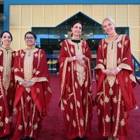 Navijači u dobrom raspoloženju pred utakmicu Hrvatska - Maroko