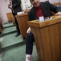 Navijačka atmosfera u Saboru