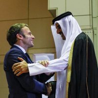 Šeik Tamim bin Hamad Al-Thani i francuski predsjednik Emmanuel Macron