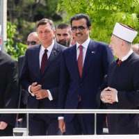 Slovenski predsjednik Borut Pahor i šeik Tamim bin Hamad bin Khalifa Al Thani