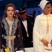 Moza bint Nasser Al Missned i marokanska princeza Lalla Salma