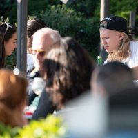 Erling Haaland i Isabel Haugseng Johansen
