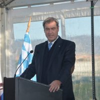 Andrej Plenković s Karlom Nehammerom i Markusom Soderom u posjeti LNG terminalu