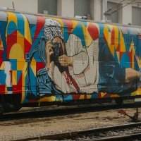 Boris Bare oslikao vlak